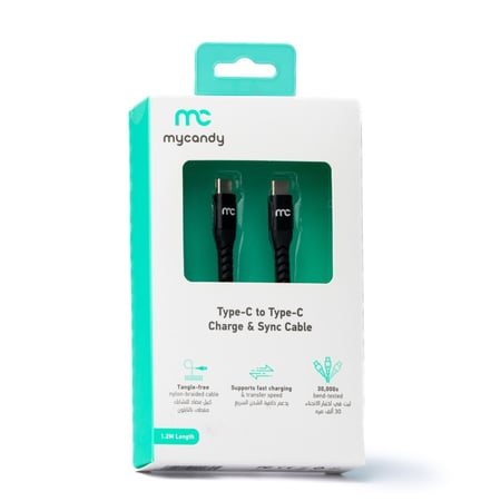 كيبل ماي كاندي TYPE- C TO C  مقاوم للقطع