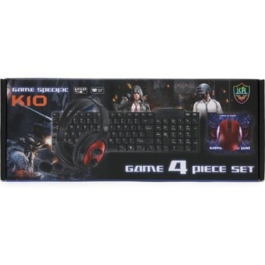 كيبورد  و سماعة و ماوس 4×1 Karler Bass K10
