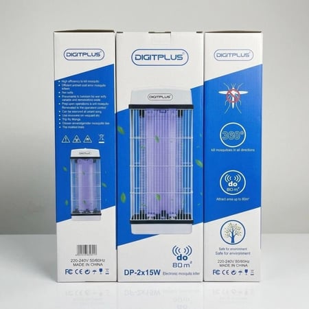 جهاز DIGITPLUS لقتل البعوض - حماية فعالة 360 لمساحة حتي 80 متر