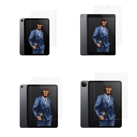 واقي شاشة زجاجي عالي الدقة من Green Lion لجهاز IPAD