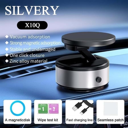 حامل موبايل مغناطيسي دوار 360 درجة للسيارة من ديجيت بلس