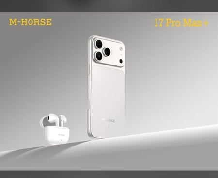 جوال  128 M-Horse 17 promax  +( سماعة ايربودز  )
