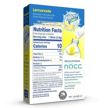 نكهة الليمون الأصلية - 1 علبه - Wylers