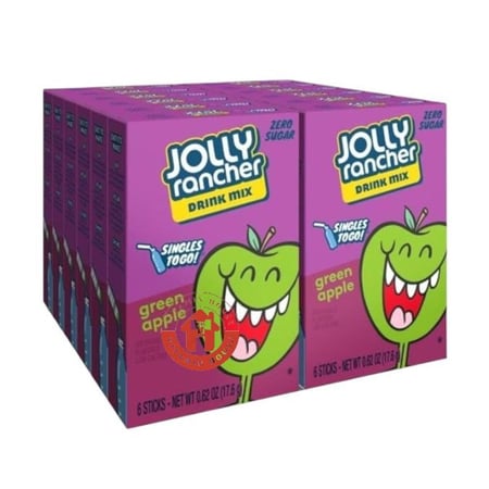 نكهة تفاح أخضر - 12 علبه - Jolly Rancher
