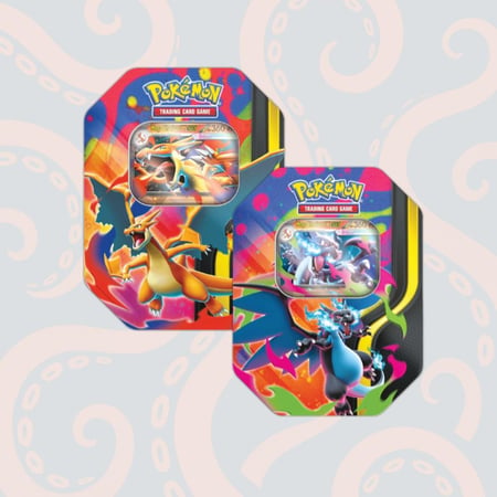Mega Charizard X ex / Mega Charizard Y ex Tin