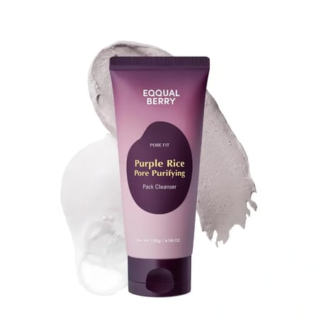 ايكوال بيري منظف لتنقية المسام بالأرز الأرجواني - 130 جرام