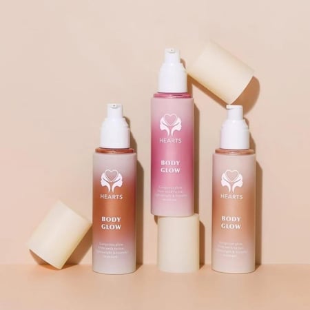اضاءة جسم كريمية هارتس 150ML - 01 PINK