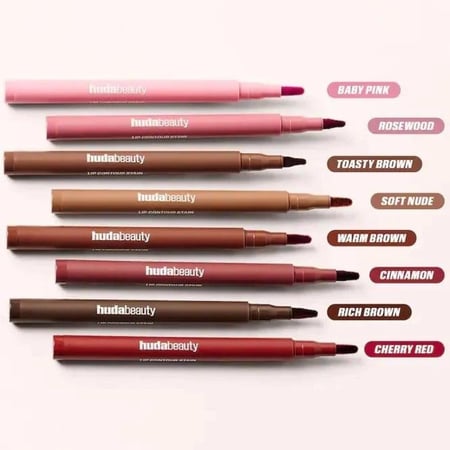 هدى بيوتي قلم تحديد الشفاه يدوم حتى 12 ساعة - تشيري ريد
