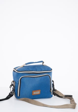 شنطة حفاضات أطفال مثالية للرحلات والخروج اليومي زرقاء