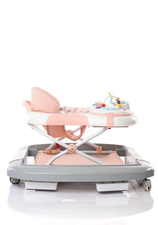 مشاية أطفال ضد السقوط بتصميم آمن وثابت لمساعدة الطفل على تعلم المشي