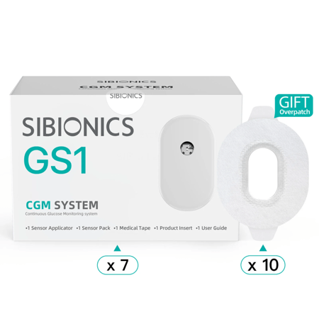 Package of 6  GS1 CGM