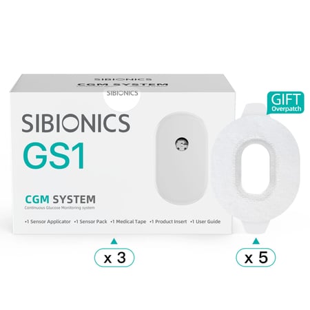 Package of 6  GS1 CGM