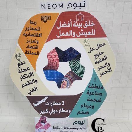 مجسم عن مشروع نيوم