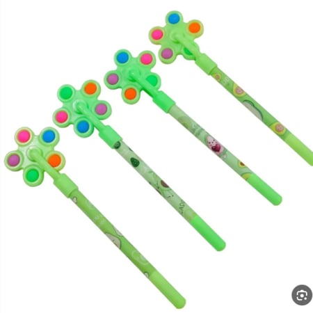 قلم حبر جاف بلعبة دوارة