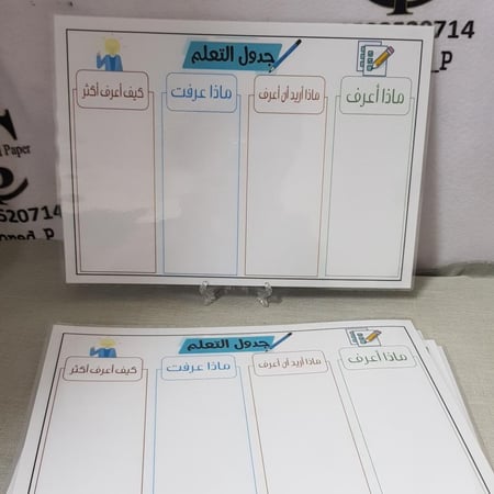 استراتيجية جدول التعلم