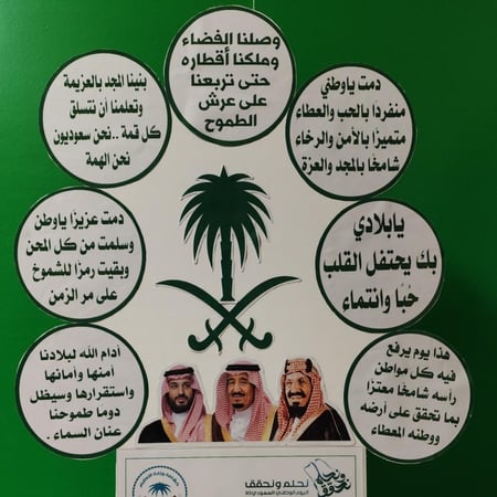 مجسم كل عام والوطن لنا دار