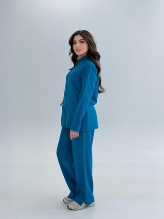 جاكيت طبي نسائي تركواز غامق 2