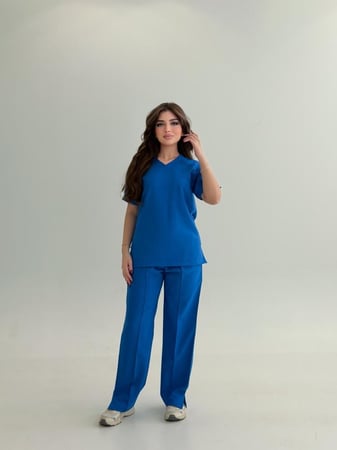 سكراب نسائي لون Yale Blue سماوي غامق