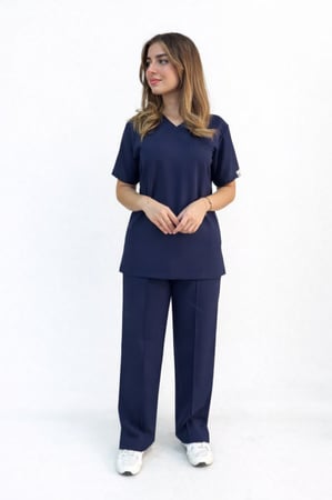 سكراب طبي نسائي لون كحلي 2