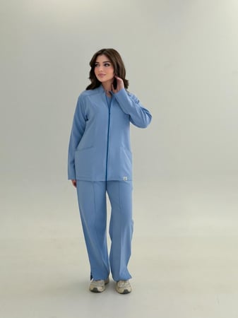 جاكيت طبي نسائي لون سماوي Sky Blue