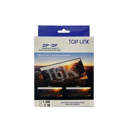 كيبل ديبي الي ديبي توب لنك 3 متر CABEL TOPLINK 3M DP TO DP