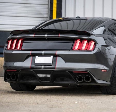 جناح موستنج GT350 شلبي اسود لامع 2015 -2017 -2018-2022