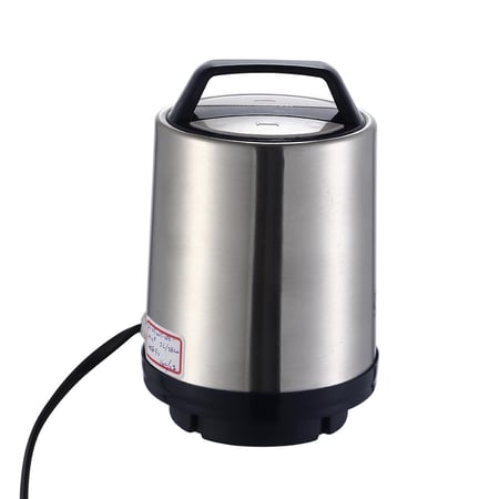 ويننج ستار قطاعة طعام , سعة 3 لتر , وعاء فولاذي مقاوم للصدأ , شفرات رباعية , سرعتان ,  300 واط ، اسود فضي , ST-5507