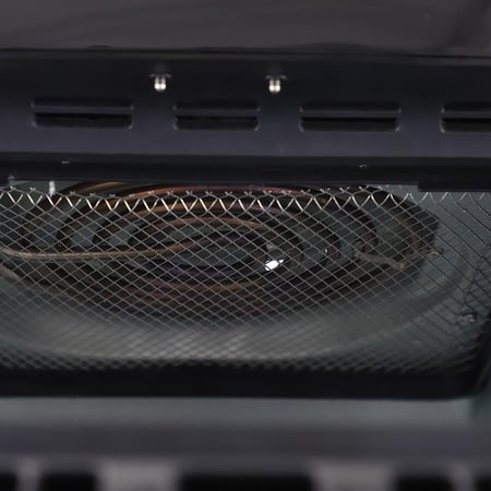 ويننج ستار , قلاية هوائية , سعة 12 لتر , ديجيتال , مع شواية وسلة طعام مقاومة للالتصاق , 1800 واط , اسود فضي , م/ ST-9686