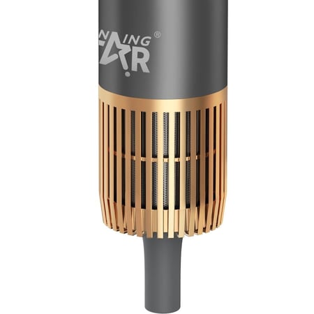 ويننج ستار مجفف الشعر , مزود بنظام حماية من السخونة الزائدة , تجفيف سريع وفعّال , 2 إعداد للحرارة , 1300 واط , اسود , ST-5834