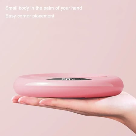 وسادة سخان كوب ثرموستاتي ، قاعدة تسخين ، طبق تسخين ، مدفئ أكواب ، كوب قهوة ، حليب ، شاي ، ماء ، 3 إعدادات درجة حرارة ، USB