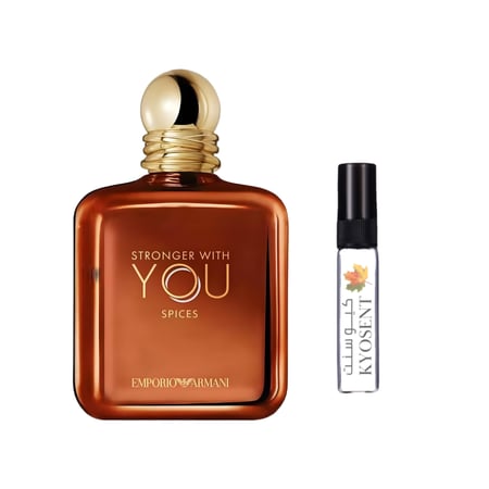 عينة عطر سترونجر ويذ يو سبايسز او دو بارفيوم من إمبوريو أرماني