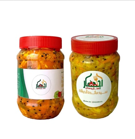 مخلل ليمون+ آچار نصف كيلو