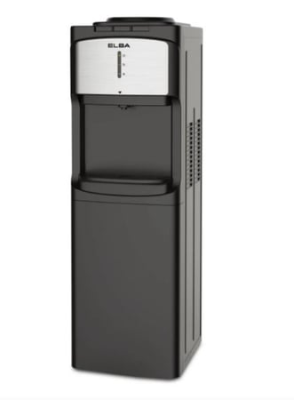 البا الايطالية - برادة مياه تصميم لون أسود - تحميل علوي - مخرج مياه يعمل بزر ضغط قدرة التبريد: 2,0 لتر/ساعة من 6 إلى 10 درجة مئوية قدرة التسخين: 5,0 لتر/ساعة من 85 إلى 95 درجة مئوية - WD-FR83-B