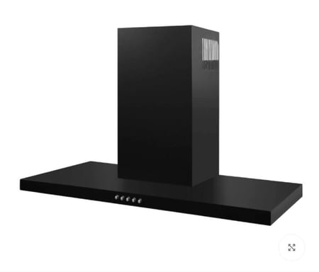 شفاط BULM بولم - 60 سم - قوة شفط 1000 م3 - ايطالي - محرك ألومنيوم - تصميم لون أسود كامل تحكم في الازرار 3 + 1 سرعة، عدد 2 لمبة هالوجين - 2 فلاتر ألامنيوم أسود ٢ فلتر كربون - T 60-NERO