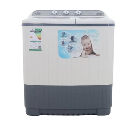 غسالة حوضين فريش 5 كيلو – ابيض