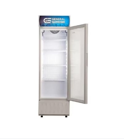 جنرال سوبريم , ثلاجة عرض باب واحد زجاجي ,235 لتر ,ابيض - GS235X