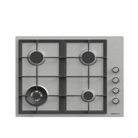 سطح MASTERgas ماستر جاز - بلت ان 4 شعلات غاز + عين ثلاثية – 60 سم عيون ساباف إيطالي تصنيع تركي–MGBL0211