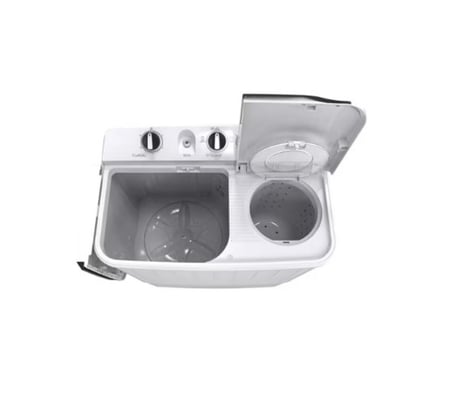 جنرال سوبريم غسالة نصف اوتوماتيك حوضين 9 كيلو, أبيض, GSTT90XW