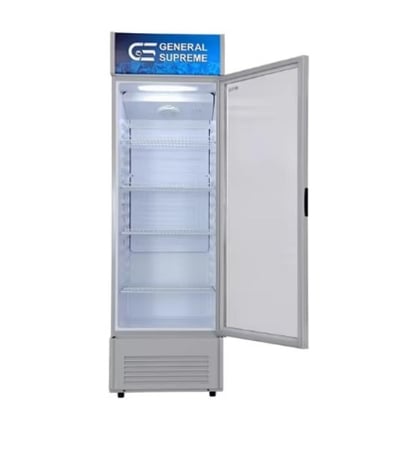 جنرال سوبريم ثلاجه عرض باب واحد زجاجي (388 لتر) الموديل : GS-352X