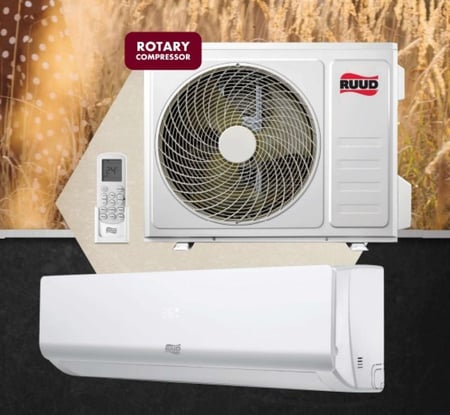 روود RUUD - مكيف اسبلت مقاس 18- حار/بارد - واي فاي - براند وتكنلوجيا امريكية - UW18CRHT00