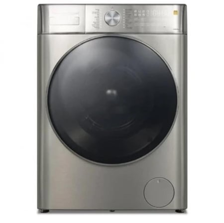 غسالة جنرال جولدي أوتوماتيك 10ك تجفيف حراري-استيل-GLMF1007S