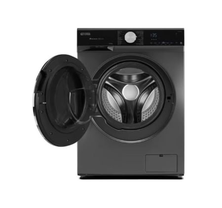 جنرال سوبريم غسالة تعبئة أمامية 10.5 كجم غسيل / 7 كجم تنشيف إنفيرتر ،فضي غامق, GSFLA1057DM