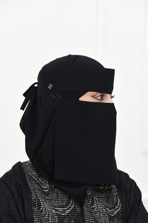 نقاب مطاطين مقوى مائل