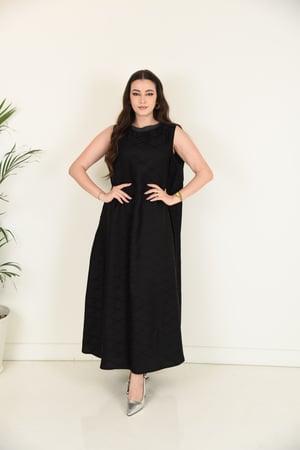 فستان عباية داخلي جاكار