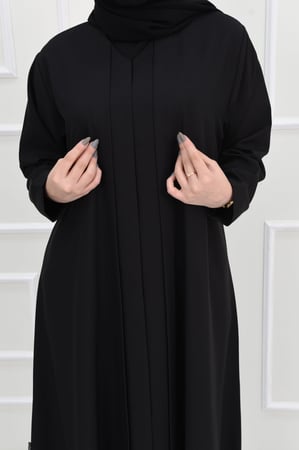 عباية كلوش كريب بثنيات