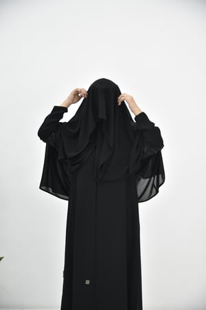 خمار إسلامي كويتي من قماش ليزر