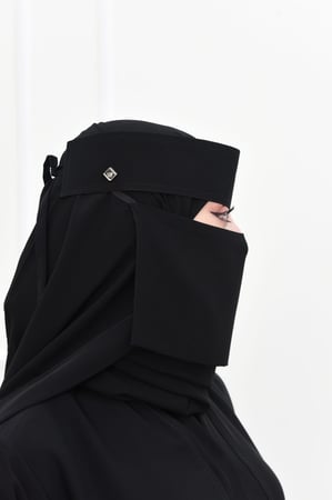 نقاب مائل مقوى ثقيل- لوقو