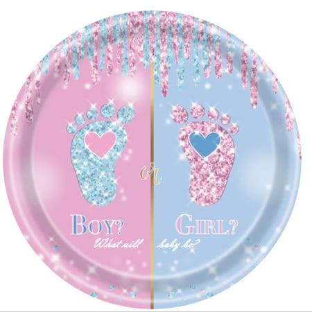 5 صحون ورقية تحديد نوع الجنين