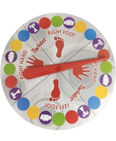 لعبة تويستر الكلاسيكية الممتعة Twister