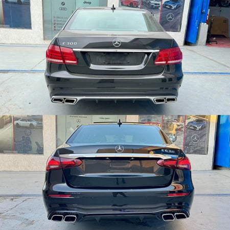 كت تحويل مرسيدس E-Class موديلات 2014-2016 إلى شكل E63 AMG 2021 - هيكل خارجي كامل